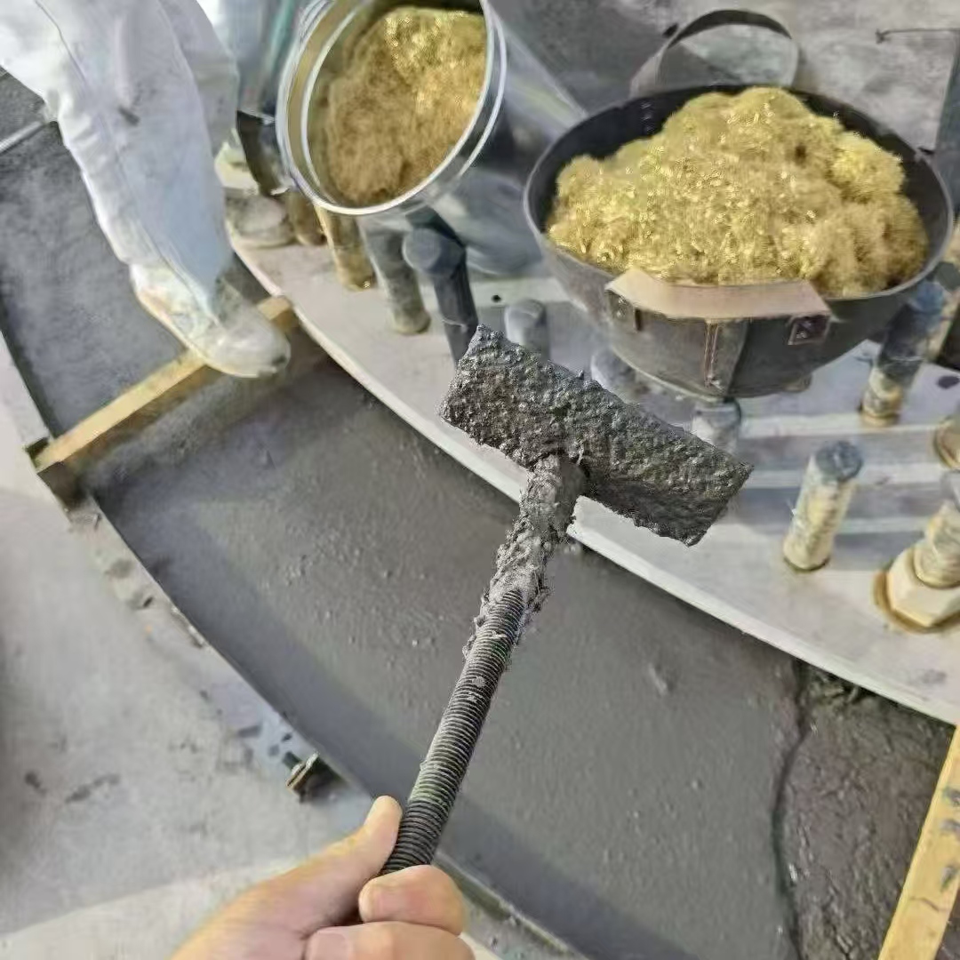 武胜C120钢纤维高强无收灌浆料 轧机压缩机汽轮机发电机锻压设备底座灌浆材料